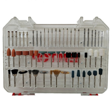 [EAKMG4208] -Kit De 420 Piezas Para Dremel/ Roto Tool, Con Maleta Plastica. Marca Emtop