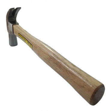 MARTILLO MANGO DE MADERA, CABEZA CONICA, TIPO CURVO, 16 ONZAS 454 GRAMOS. MARCA STANLEY