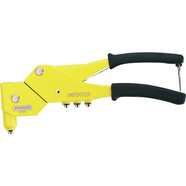 [MR77C] -Remachadora Con Cabeza Giratoria, 4 Boquillas, Para Remaches De 1/8, 3/32, 5/32 Y 3/16 Pulgadas. Marca Stanley