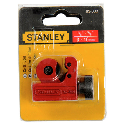 [93-033] -Mini Corta Tubos, Apertura De 1/8 A 5/8 Pulgadas Largo, De 3 A 16 Milimetros. Marca Stanley