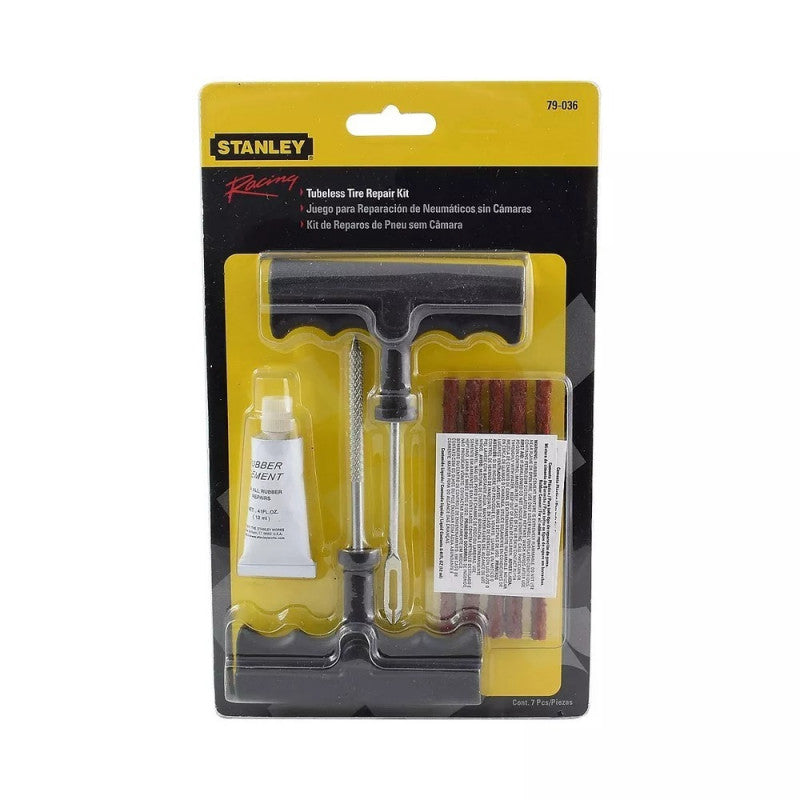 [79-036] -Juego 8 Piezas De Reparacion Neumaticos. Marca Stanley.