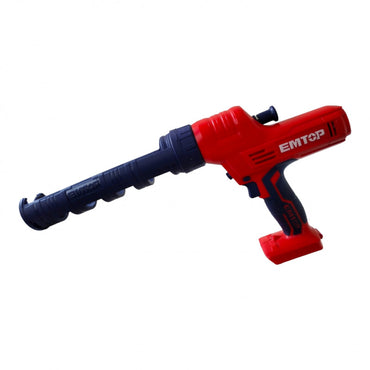 [ELCG2001] -Pistola De Calafateo Inalambrica 20v, Cartucho 10 Pulg. Aplicacion De Silicon,Sin Bateria Ni Cargador, Bare Tool. Emtop