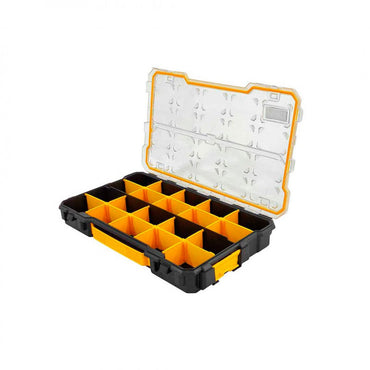 [DWST14830] -Caja De Herramientas Organizadora De 20 Compartimientos, Largo 17 1/2 X Alto 11 X Ancho 3 Pulgadas. Marca Dewalt