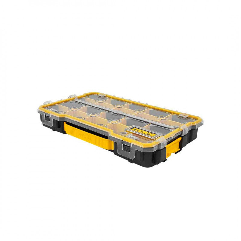 [DWST14830] -Caja De Herramientas Organizadora De 20 Compartimientos, Largo 17 1/2 X Alto 11 X Ancho 3 Pulgadas. Marca Dewalt