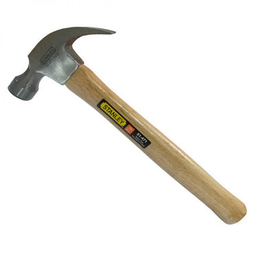 [51-471] -Martillo Mango De Madera, Cabeza Octagonal, Tipo Curvo, 16 Onzas 454 Gramos. Marca Stanley