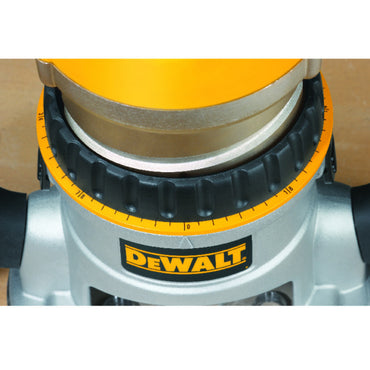 [DW618D] -Router De Base Fija, Mango En D, 2-1/4 Hp. Marca Dewalt