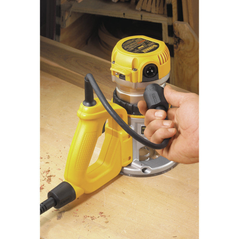 [DW618D] -Router De Base Fija, Mango En D, 2-1/4 Hp. Marca Dewalt