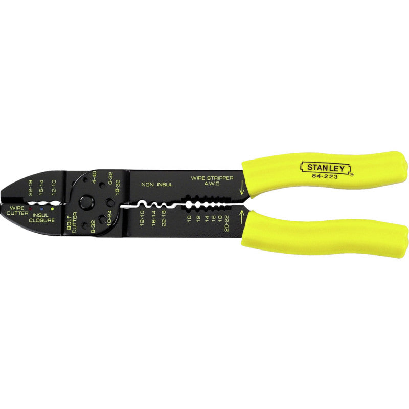 [84-223] -Alicate Multiuso Para Electricista, Para Terminales, Largo De 9-1/2 Pulgadas. Marca Stanley