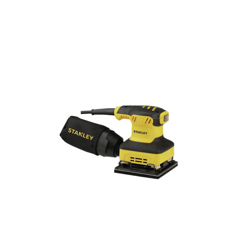 [SS24-B3] -Lijadora De Palma, 1/4 De Hoja, Orbital, 240 Watts, Con Recolector De Polvo. Marca Stanley