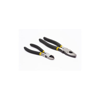 [90-163LA] -Juego De Alicate De Electricista Y Alicate De Corte Diagonal, Largo De 6 Y 8 Pulgadas. Marca Stanley