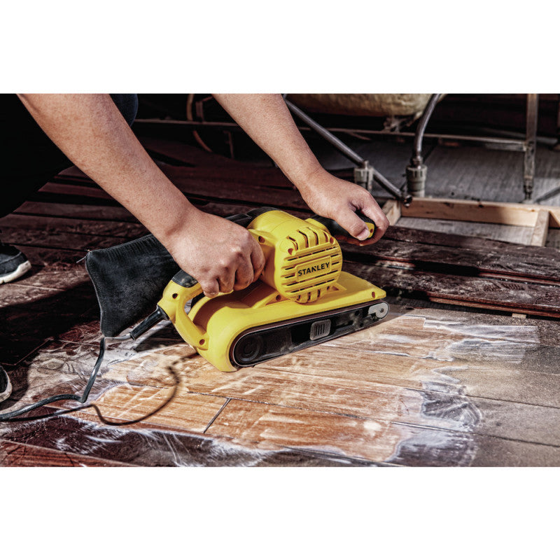 [SB90-B3] -Lijadora De Banda, 3 X 21 Pulg, 900 Watts, Velocidad Variable. Marca Stanley