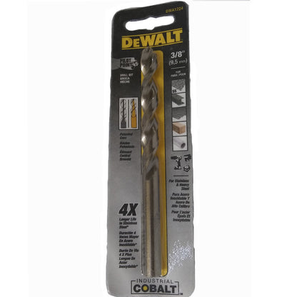 [DWA1224] -Broca De Cobalto, Metal Y Madera, 3/8 X 3 X 5 Pulg. Marca Dewalt