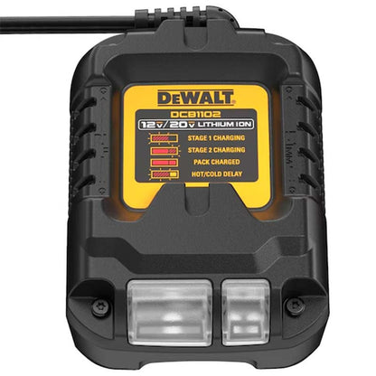 [DCB1102-B3] -Cargador De Baterias De Litio, 12 Voltios A 20 Voltios, 2 Amperios De Salida. Dewalt