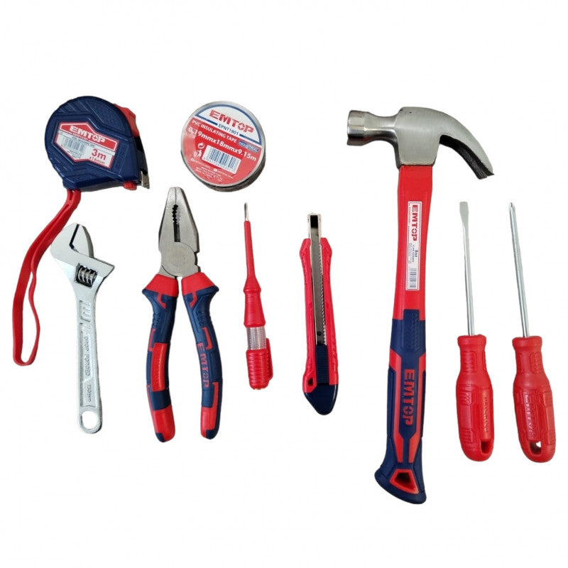 [ULEDK12201] -Kit Barreno Percutor De 680 Watts, Mandril De 1/2, Con 122 Piezas Y Maleta Plastica. Marca Emtop