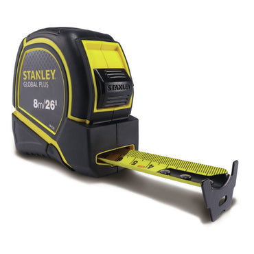 [30-626] -Cinta Metrica, Tipo Global Plus, 1 Pulgadas X 8 Metros. Marca Stanley
