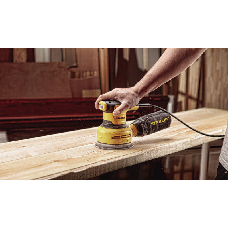 [SS30-B3] -Lijadora Roto-Orbital, Velocidad Variable, 5 Pulgagas, 300 Watts, 13,000 Opm. Marca Stanley