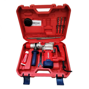 [ULRHRP1052] -Rotomartillo Sds Plus, 1 Pulg, 1,050 Watts, 4.5 Joules, Maleta Plastica Y Accesorios. Marca Emtop