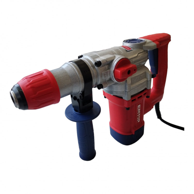[ULRHRP1052] -Rotomartillo Sds Plus, 1 Pulg, 1,050 Watts, 4.5 Joules, Maleta Plastica Y Accesorios. Marca Emtop