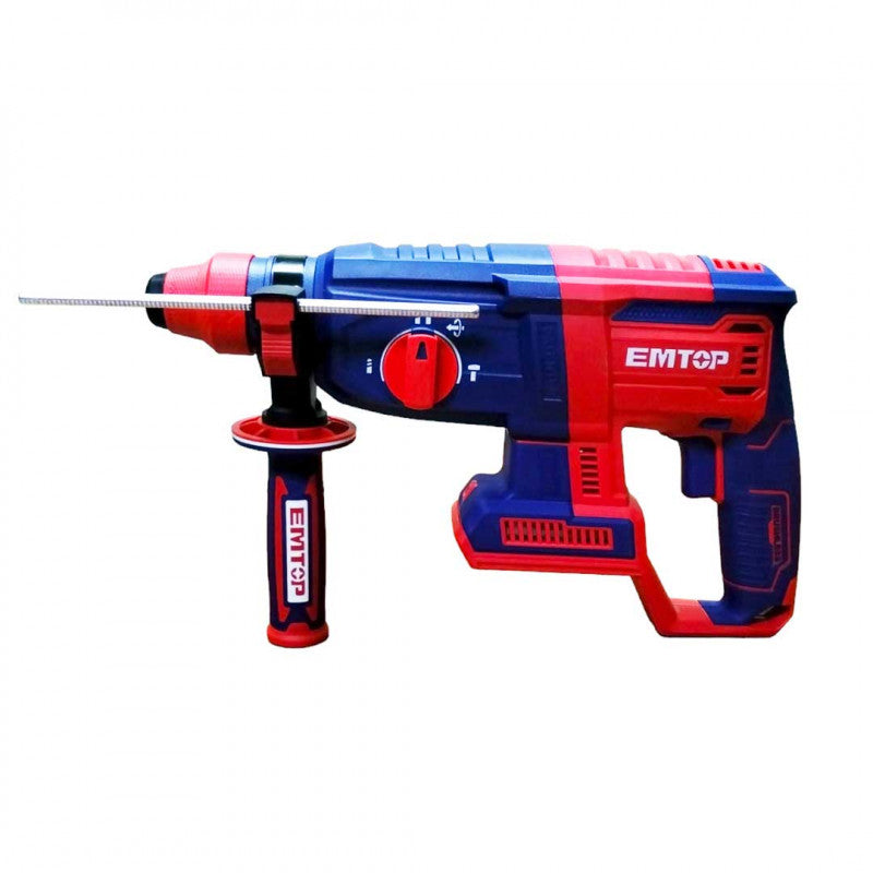 [ELRH20208] -Rotomartillo Inalambrico De 20 Volt, Sds Plus, Brushless, 0-1100rpm, 2 Joules, Sin Bateria Ni Cargador. Emtop