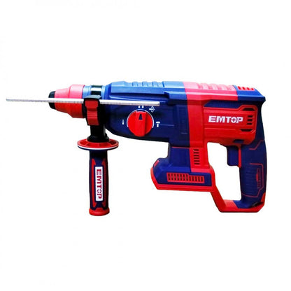 [ELRH20208] -Rotomartillo Inalambrico De 20 Volt, Sds Plus, Brushless, 0-1100rpm, 2 Joules, Sin Bateria Ni Cargador. Emtop
