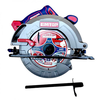 [ELCS1851] -Sierra Circular Inalambrica, 7-1/4 Pulg, 20 Voltios, Brushless, 4,800 Rpm, Sin Bateria Ni Cargador.bare Tool. Emtop