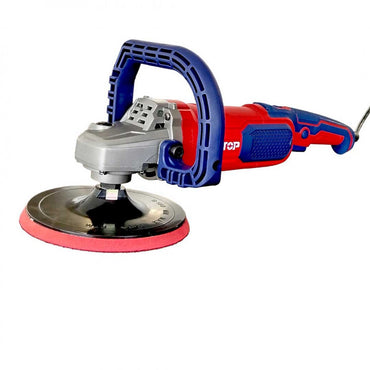 Pulidora Lustradora De 7 Pulgadas, 1400 Watts, Velocidad Variable 1500 A 3600 RPM. Marca Emtop