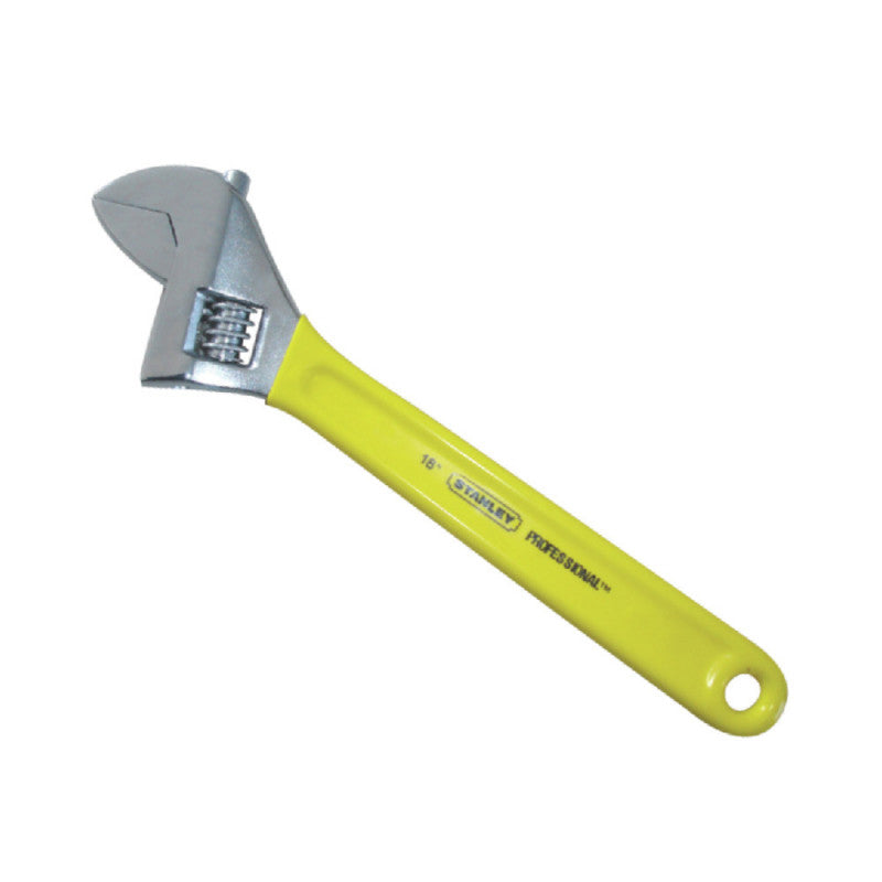 [87-796LA] -Llave Ajustable Professional, Larrgo De 18 Pulgadas, Apertura De 2-3/16 Pulgadas, Peso De 4.2 Libras. Marca Stanley