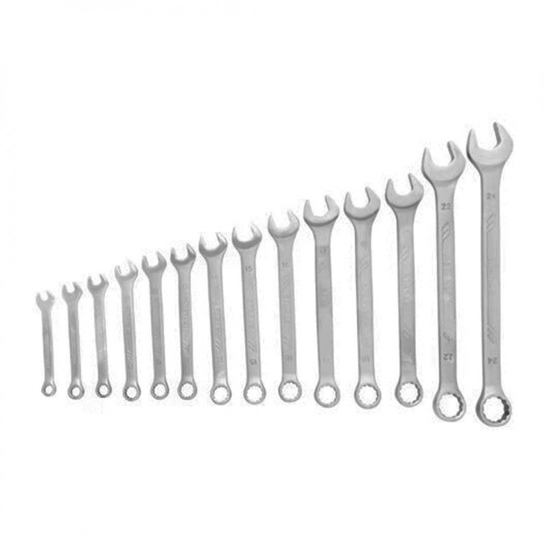 [STMT73649-LA] -Juego De 14 Llaves Combinadas Antislip Milimetricas Incluye 8, 9, 10, 11, 12, 13, 14, 15, 16, 17, 18, 19, 22, 24.Stanley