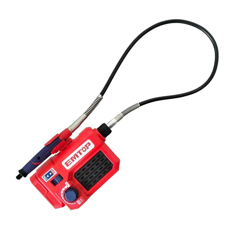 [ELMG2001] -Roto Tool/Rectificador De Matrices, Inalambrico 20v, 5000 A 33000 Rpm. 40pcs, Sin Bateria Ni Cargador. Bare Tool. Emtop