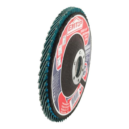 [EFDS1157]-DISCO LAMINADO DE ZIRCONIO 4-1/2 X 7/8 PULGADA, GRANO 60. MARCA EMTOP