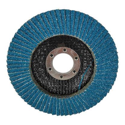 DISCO LAMINADO DE ZIRCONIO 4-1/2 X 7/8 PULGADA, GRANO 40. MARCA EMTOP