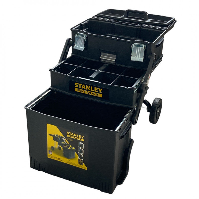 [020800R] -Caja Para Herramientas Fatmax, 4 En 1 , Ancho 21-1/2 Pulg, Altura 16-1/8 Pulg, Profundidad 28-3/4 Pulg. Marca Stanley