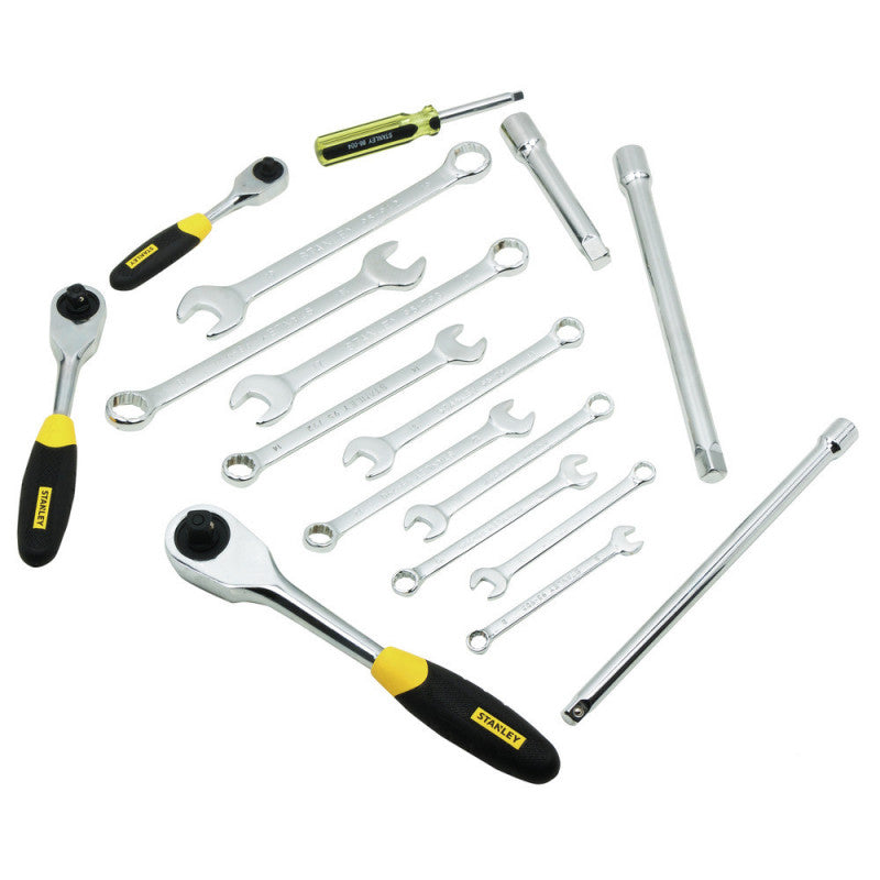 Juego Herramientas 120Pzs Copas Ratchets Llaves Stanley