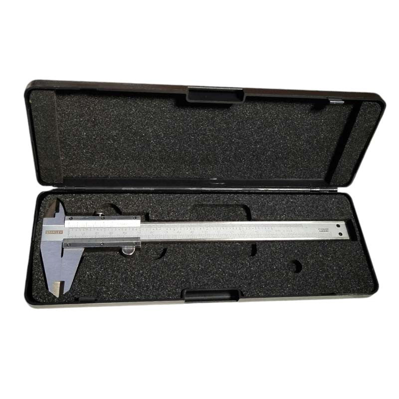 [78-201] -Vernier/Calibrador Manual, Escala Doble, Pulg Y Mm, Largo De 6 Pulgadas, Graduacion 0.001 Pulg, 0.0254 Mm. Marca Stanley