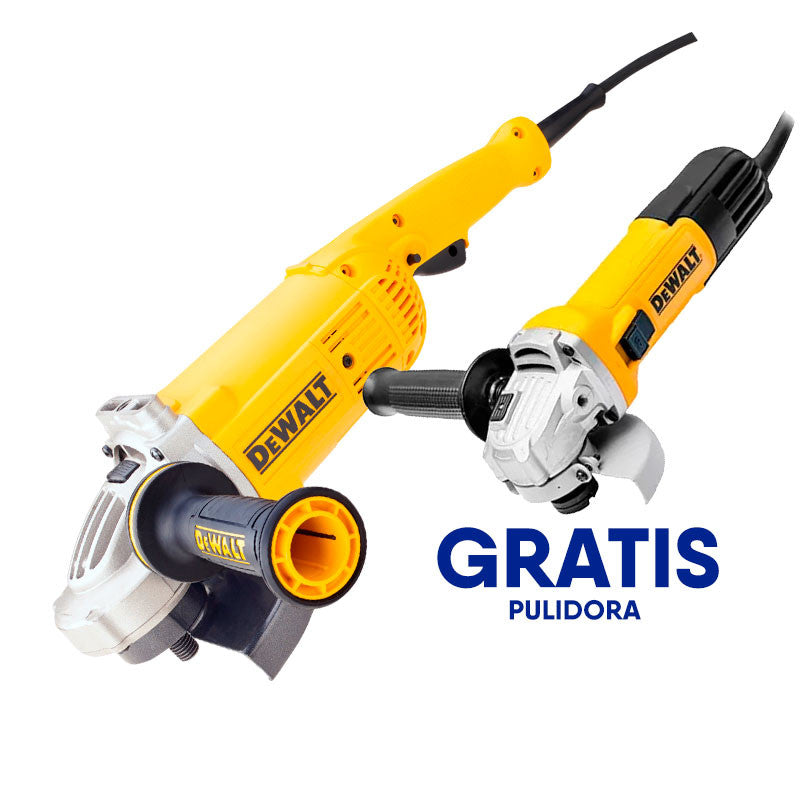 [DWE4120-OF] -Combo 3 Esmeriladoras De 4-1/2 Pulg, 900 Watts, 11,000 Rpm, Mas 50 Discos Corte Metal Dw8062. Dewalt