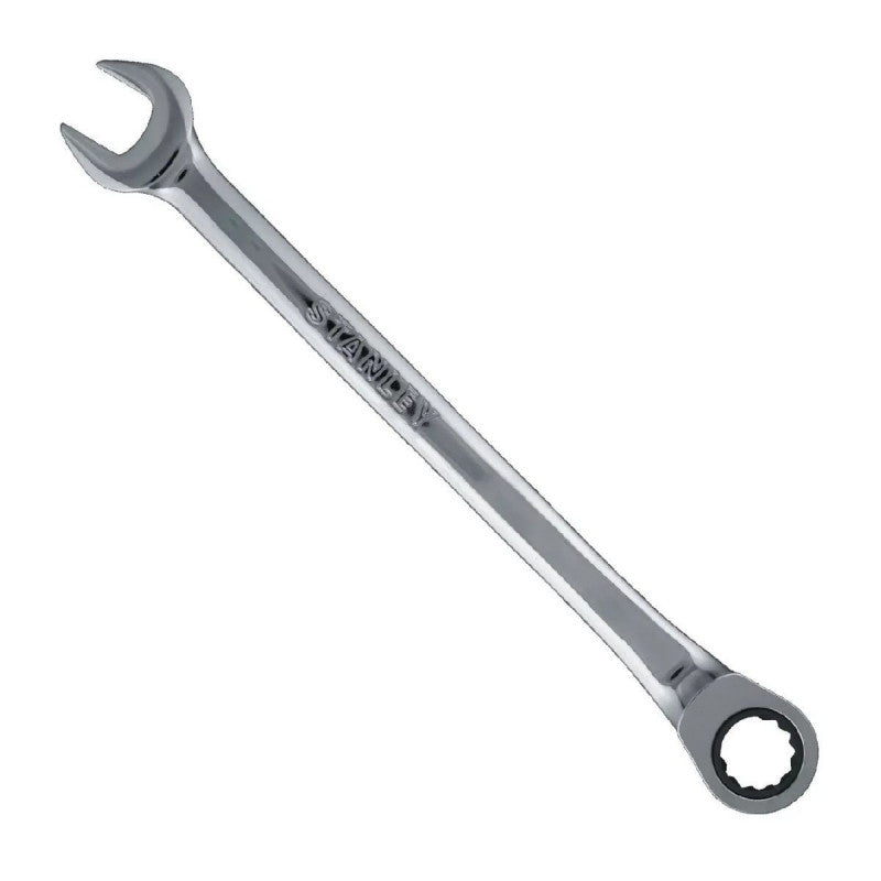 [91-977] -Llave Combinada De Ratchet, Larga Metrica, Apertura De 13 Milimetros, Largo De 162.5 Mm. Marca Stanley