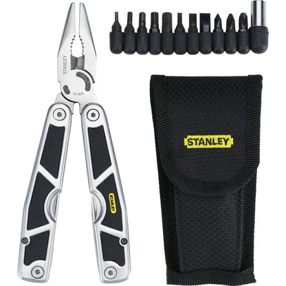 [94-806] -Alicate Multi-Herramientas Con Mango Ergonomic, De Acero Inoxidable, 28 Herramientas En 1 Con Estuche. Marca Stanley