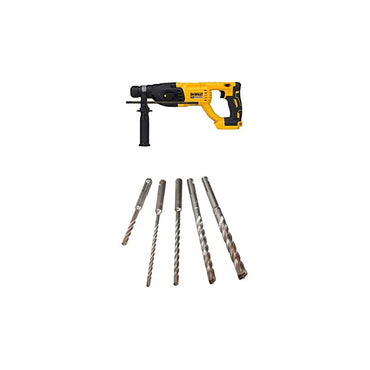 [DW5470] -Set De 5 Piezas, Brocas Para Rotomartillo Sds Plus 3/16, 2und. 1/4, 3/8 Y 1/2. Marca Dewalt