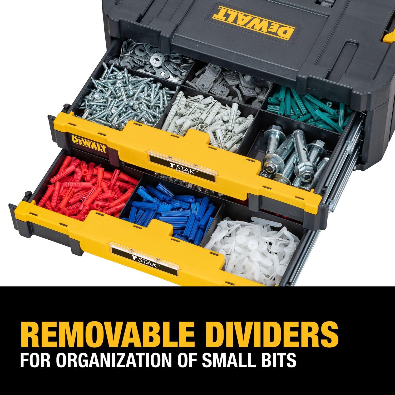 [DWST17804] -Caja De Herramientas Organizadora De Doble Gaveta De 17.25 X 6.875 X 12.25 Pulg. Marca Dewalt