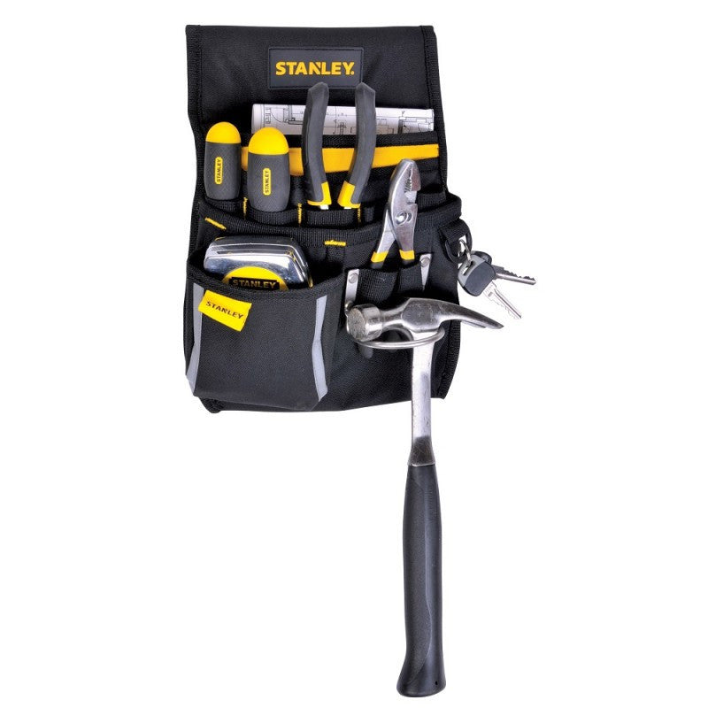 [STST511324LA] -Bolsa/Cartuchera Para Herramientas,Varios Bolsillos, Largo 9-1/2 Pulg, Profundidad 2 Pulg, Altura 13-3/4. Stanley
