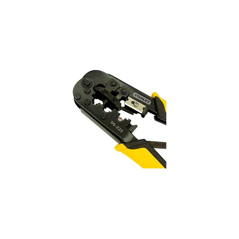 [96-225] -Pinza Ponchadora 3 En 1, Para Cables Rj45, Rj11 Y Rj12. Marca Stanley
