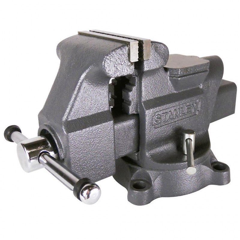 [83-067] -Prensa De Banco, Apertura De 5 Pulg, 140 Milimetros, Peso De 38 Libras, Torque 4850 Libras Uso Pesado. Marca Stanley