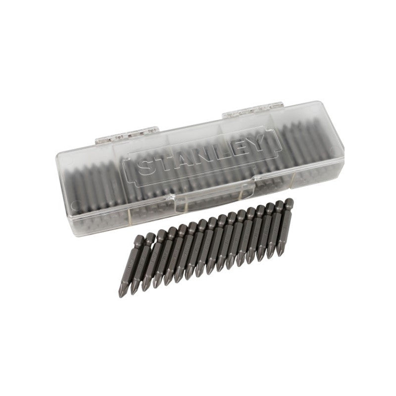 [68-076] -Caja De 100 Puntas De Destornillador Phillips No. 2, 2 Pulgadas De Largo. Marca Stanley