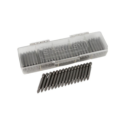 [68-076] -Caja De 100 Puntas De Destornillador Phillips No. 2, 2 Pulgadas De Largo. Marca Stanley