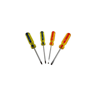 [STHT69169] -Juego De 4 Destornilladores Pro,2 Planos, Ancho 1/4 Y 3/16,Largo 4 Pulg, 2 Phillips, No.1 Y 2, Largo 4 Pulg. Stanley