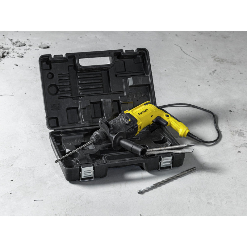 ROTOMARTILLO SDS PLUS, 1 PULG, 800 WATTS, 2.4 JOULES, 3 MODOS DE USO. MARCA STANLEY
