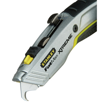 [10-789] -Cuchilla Retractil, Fatmax Xtreme Twin, Largo De 6-7/8 Pulg, 175 Mm, Con 2 Hojas Estandar Y 2 P/Techado. Marca Stanley