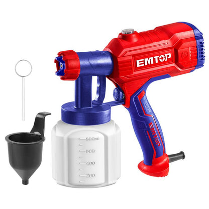[ULSGN50001] -Pistola Electrica Para Pintar, Motor De 550 Watts, Boquilla De 3/32 Pulg, Caudal Ajustable. Marca Emtop