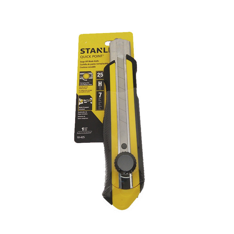 [10-425] -Cuchilla Snap-Off, Dynagrip, Ancho De Hoja De 1 Pulg,Adas, 25 Milimetros. Marca Stanley
