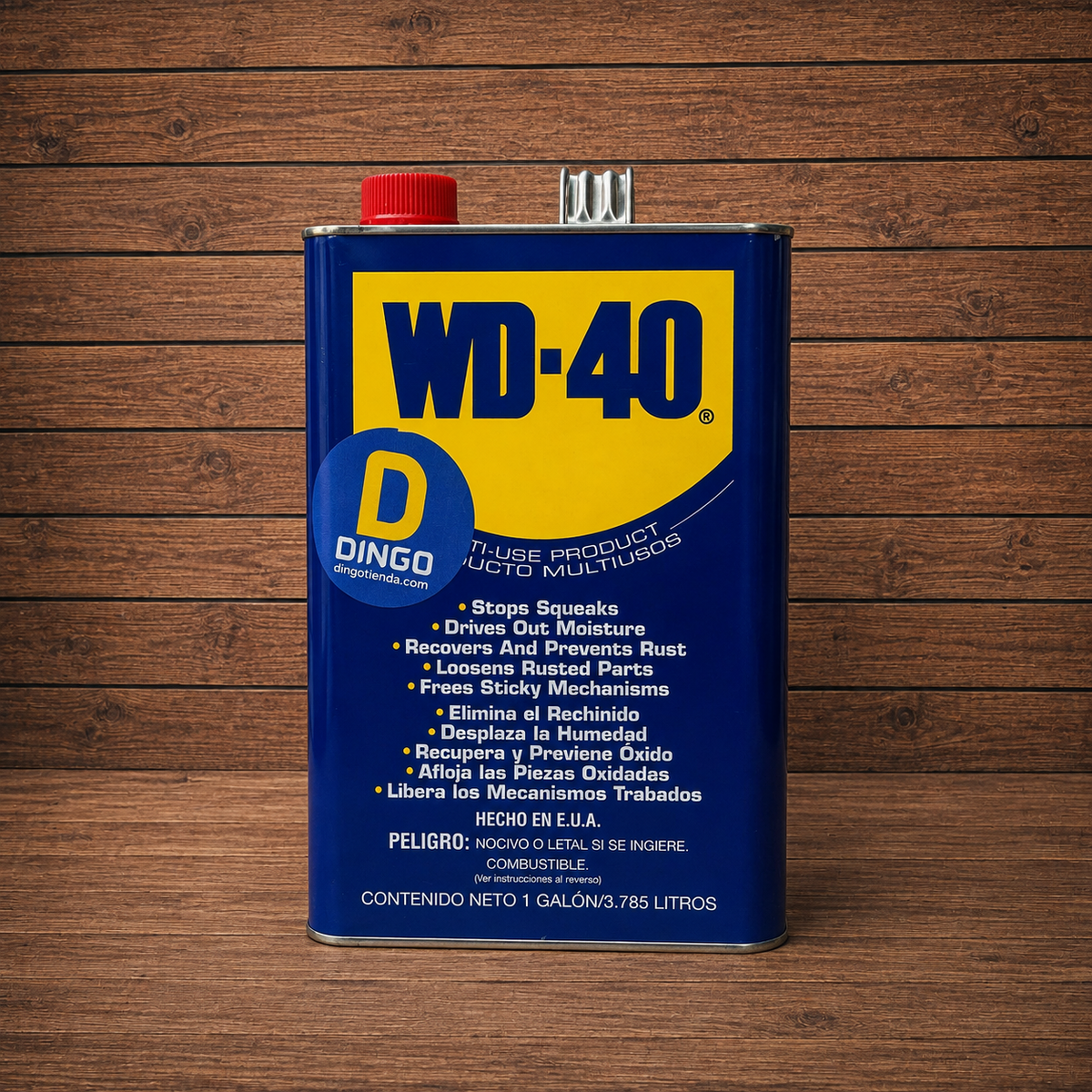 Lubricante Multiusos WD-40 1 Galón | Afloja, Limpia, Lubrica y Protege | WD-40 52110